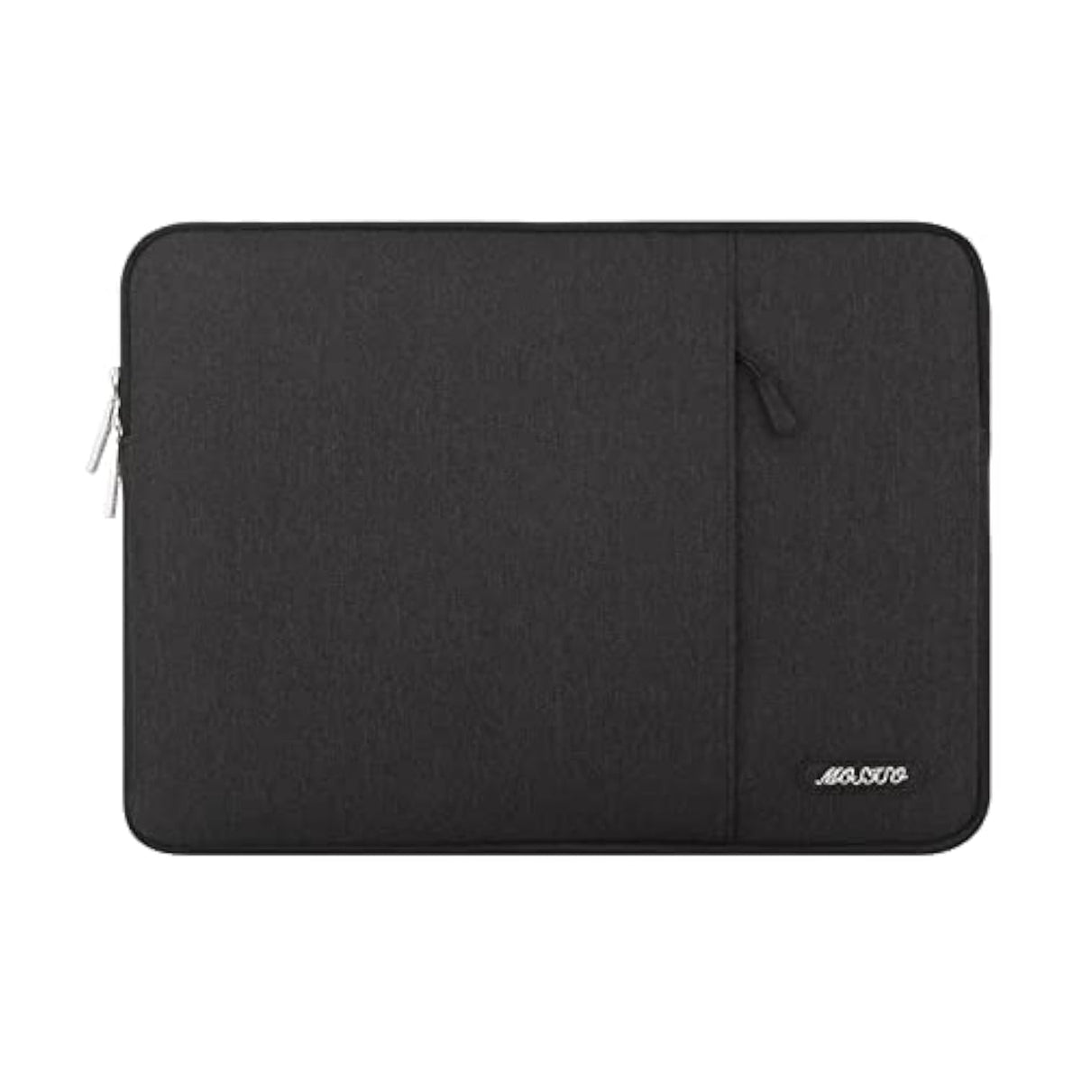 Mosiso Laptop Case 15 Inch, 15 Inch Laptop Sleeve Compatible With Air 15 M4 A3241 M3 A3114 M2 A2941 2025 2024 2023,Dell Xps 15,Polyester Vertical Computer Sleeve Bag With Pocket, Black