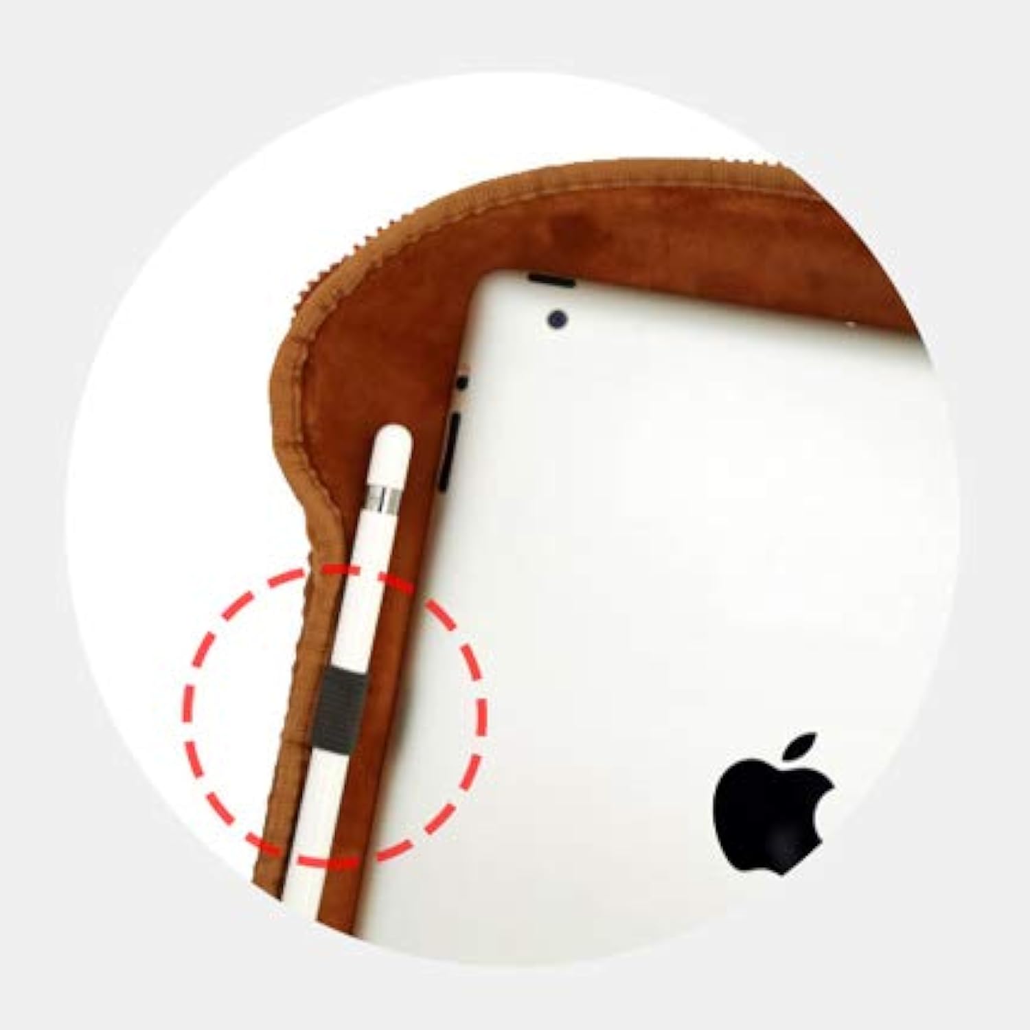 Cute Tablet Case For 9.7"-11" Shockproof Tablet Sleeve With Table Pencil Holder (Toast)