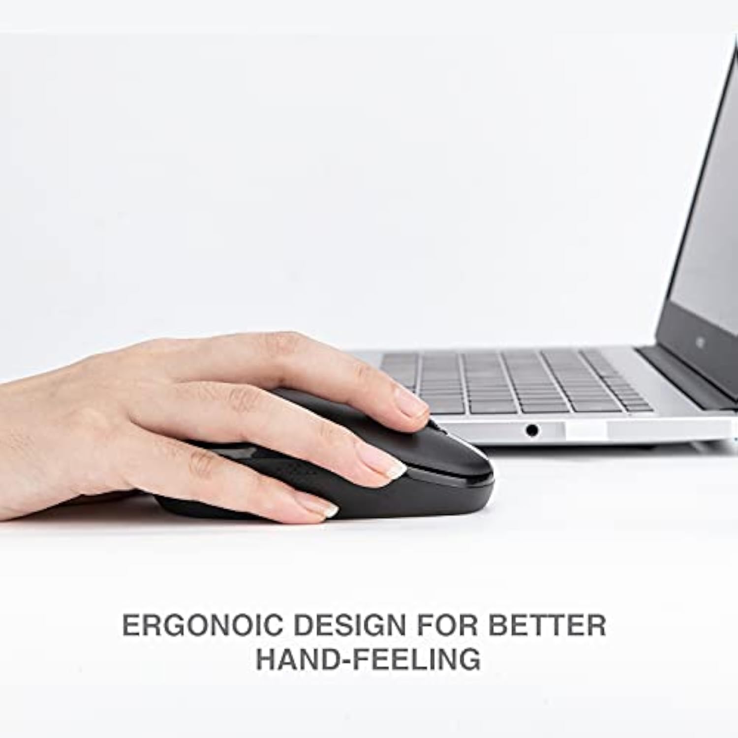 Wireless Mouse Rm700 2.4G Silent Mouse With Usb Receiver For Laptop,Pc,Mac,Chr