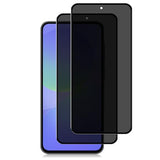 2 Pack Privacy Screen Protector for Samsung Galaxy A36, Tempered Glass Film full Coverage Anti Scratch, Anti-Spy, 9H Hardness, Bubble Free for
