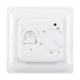 Home Nonprogrammable Thermostats, Radiant Floor Heating Temperature Manual Controller 110-120V Ac 16A 4 Wire (Degrees Fahrenheit °F)