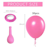 Pink Balloons Light Pink Birthday Decorations 30 Pack 18 Inch Round Gender Reveal Ballons For Birthday Wedding Anniversary Baby Shower Gender Reveal Party Decoration