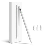Pencil For Apple Ipad A16 10Th Generation, Fast Charge Stylus Pen For 2025-2018 Ipad A16/11-6Th Gen, Air 11"/13" M3/M2/5Th-3Rd, Pro 13"/11"/M4/12.9", Mini A17 Pro/6/5Th Palm Rejection Tilt Sensitivity