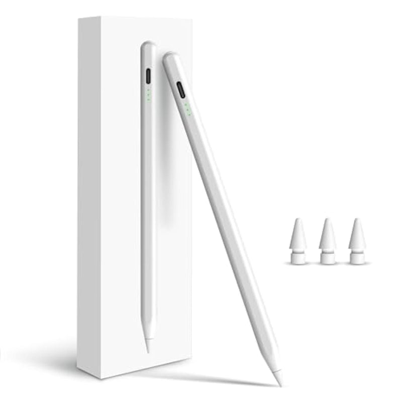 Pencil For Apple Ipad A16 10Th Generation, Fast Charge Stylus Pen For 2025-2018 Ipad A16/11-6Th Gen, Air 11"/13" M3/M2/5Th-3Rd, Pro 13"/11"/M4/12.9", Mini A17 Pro/6/5Th Palm Rejection Tilt Sensitivity