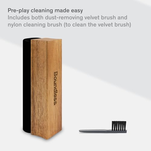 Record Cleaner Brush - Velvet Vinyl Brush - Record Player Accessories for Vinyl Cleaning