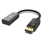 Benfei 4K To Hdmi Adapter, Uni-Directional Dp 1.2 Computer To Hdmi 1.4 Screen Gold-Plated Dp Display Port To Hdmi Adapter (Male To Female) Compatible With Lenovo Dell Hp And Other Passive