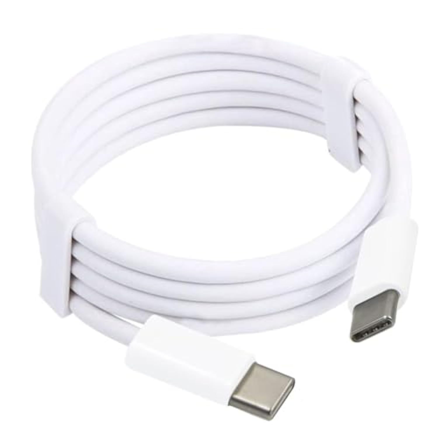 Usb - C To Usb - C Charger Cable 2 Meter / 6Ft White - For Fast Charging And D