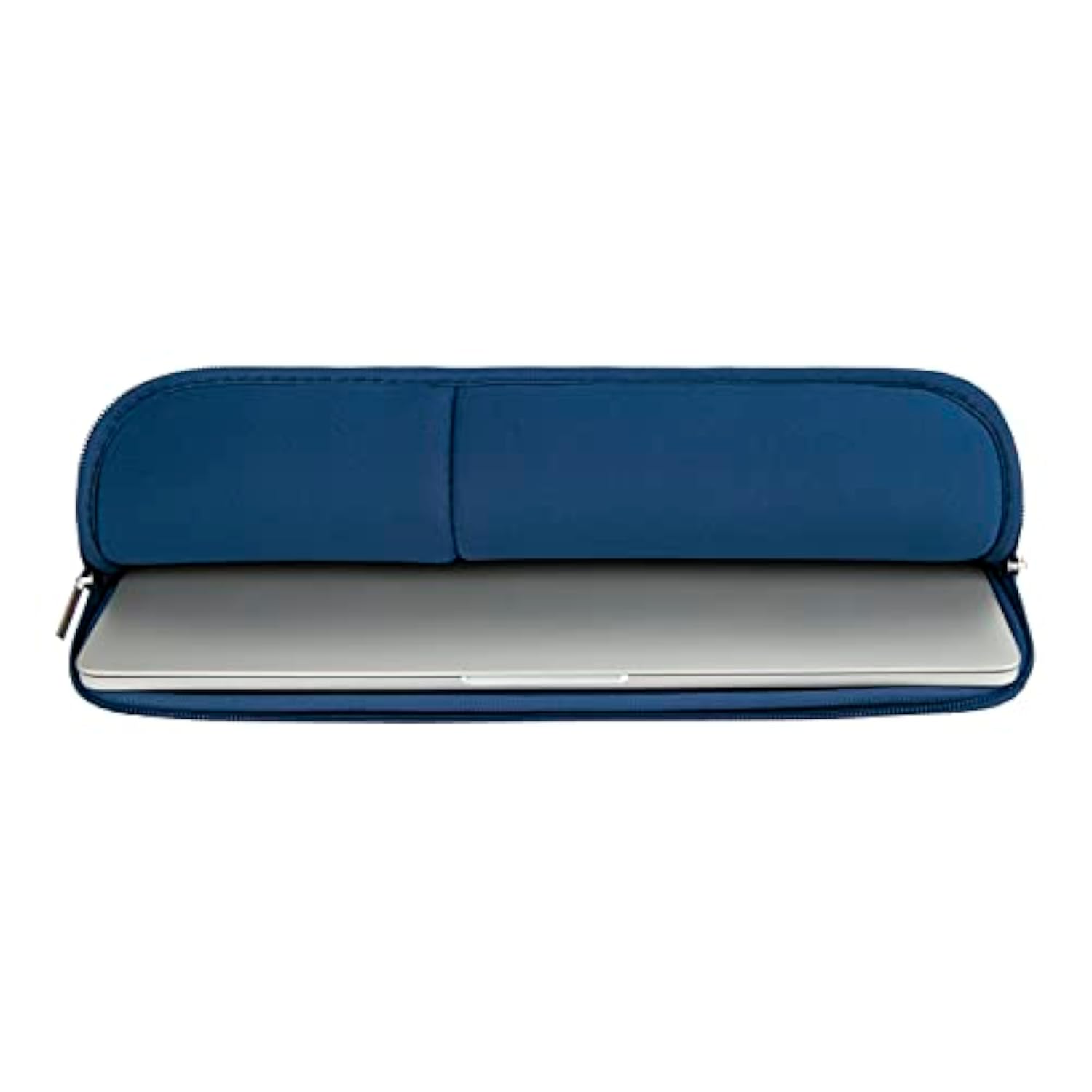 Rainyear 14 Inch Laptop Sleeve Case Protective Soft Padded Zipper Cover Carrying Computer Bag With Front Pocket & Accessories Pouch,Compatible With 14" Notebook Chromebook Tablet Ultrabook (Navy Blue)