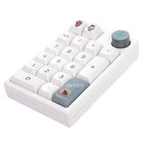 K3 Pro Three Mode 2.4G/Bt5.0/Usb-C Wireless Bluetooth Mechanical Number Keyboard - 19 Key Mini Portable Rgb Backlight Game Keyboard