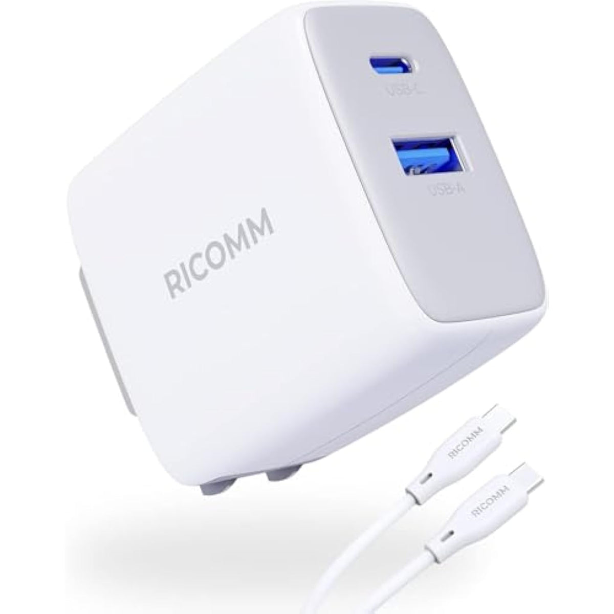 Usb-C Charger 65W, Gan Pps Phone Fast Charger (6.8Ft Soft Silicone Cable Included) Travel Wall Charger Foldable Plug For Macbook, Phone Pro Max, Pad, Airpods, Samsung Galaxy S24/S23/S22