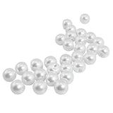 Pearl Sewing Button 30Pcs 10Mm White Round Sewing Plastic Pearl Button