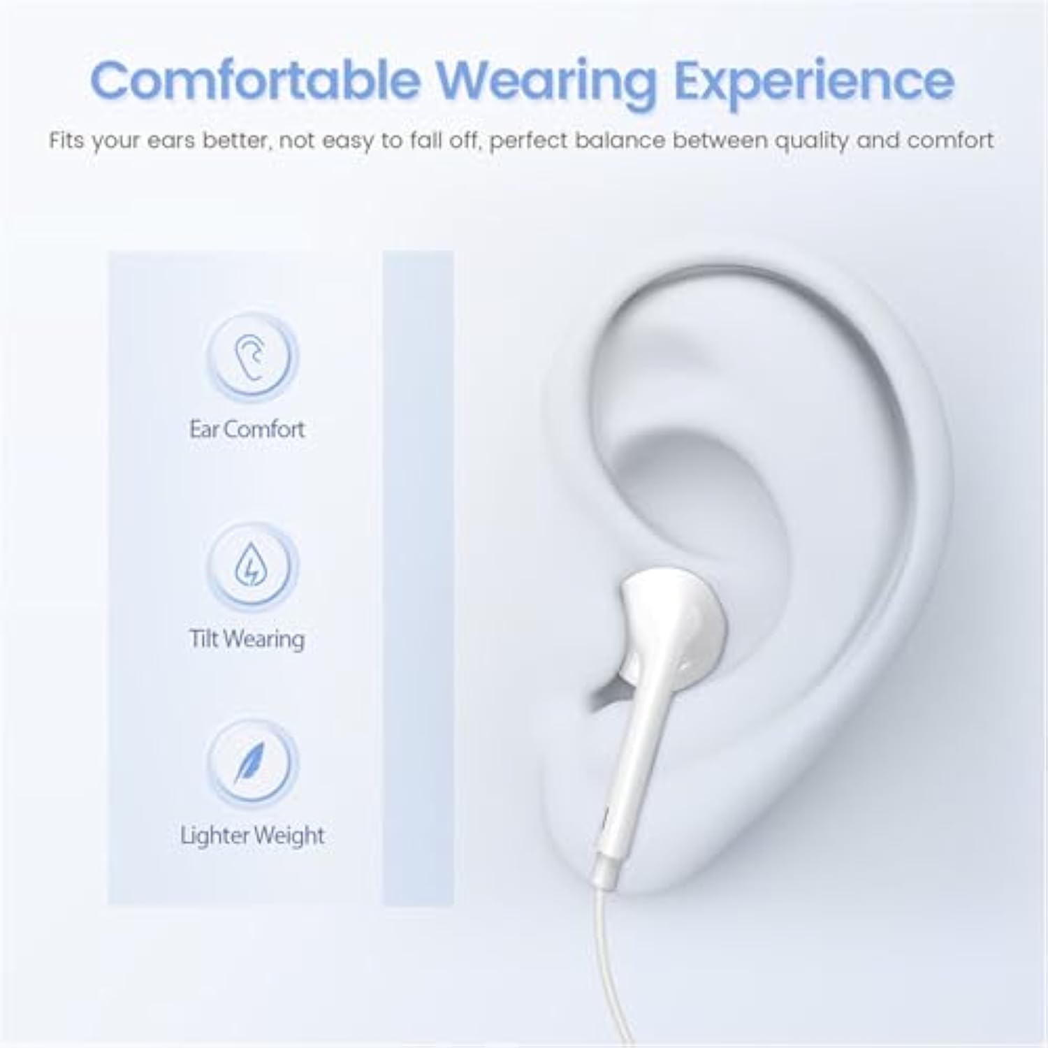 For Iphone Headphones Wired Earbuds Earphones To 2 Pack Built-In Microphone & Volume Control Nosie Reduction Headsets Compatible With Iphone 14/13/12/11/X/8/7/Se/Pro/Max/Plus, Support All Ios Syste
