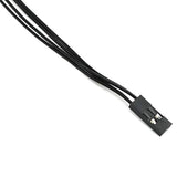 4Pcs 2 Pins Single Female To Dual Male Jumper Splitter For Pc Motherboard Power Light-Emitting Diode Switch Reset Hdd Hard Drive