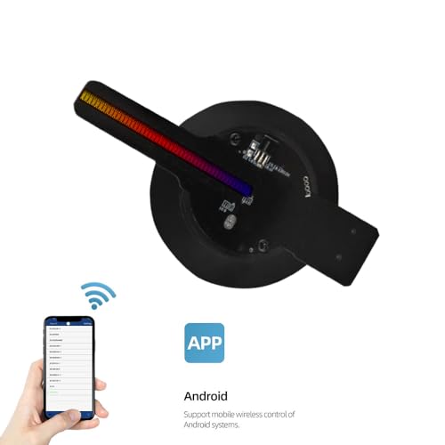 3Dhologramfan Projector - 5.5" Wi-Fi Led Holographic Display Hd Led Holographic Christmas Tree For Halloween Advertising, Events, Exhibition User-Friendly App Control