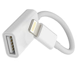 Lightning Male to USB Female Dongle for iPhone OTG Adapter Cable Camera Card Reader U Disk Flash Drive Mouse Keyboard MIDI Hub for iPad Air 14 13 12