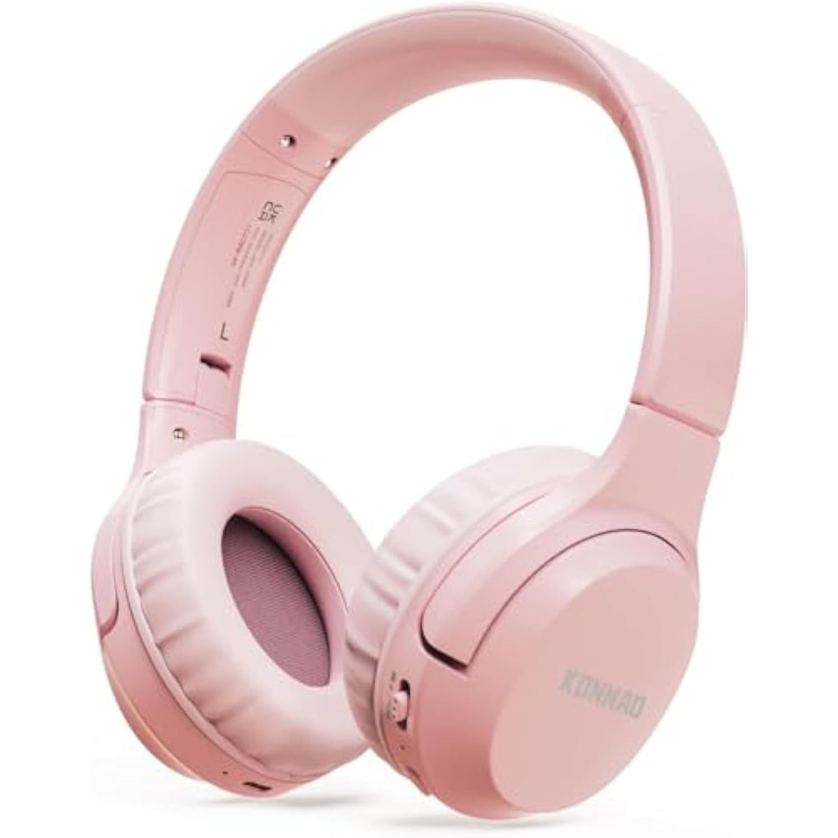 Kids Headphones Wireless 60H, Foldable On Ear Headphone With Mic, Volume Limit