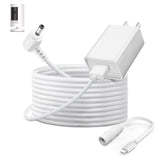 Power Adapter Charger Cord Compatible With Ring Stick Up Cam Battery/Plug-In 3Rd Gen/2Nd Gen & Ring Pan Tilt Stick Up Camera, Indoor/Outdoor Weatherproof Power Cord (4M/13.1Ft) White
