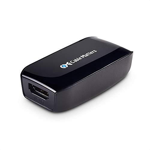 Active Hdmi Repeater (Female To Female Hdmi 2.0 Signal Booster) With 4K 60Hz Resolution And Hdr For Blu-Ray Player, Hdtv, Htc Vive, Oculus Rift Vr Headset And More