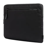 Incase Compact Laptop Sleeve with Flight Nylon - 14-inch MacBook/Laptop & iPad/Tablet Sleeve - Faux Fur Lining, Lightweight, Durable, Weather Resistant, Slip Pocket for Accessories - Black