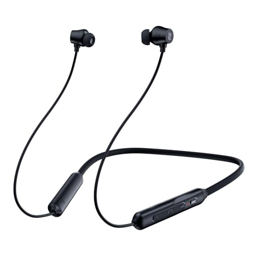 Active Noise Cancelling Headphones, Wireless In Ear Neckband Blutooth Headphones With 3 Ai Mics Enc, 60Hrs Playtime, V5.3 Multipoint Connection Magnetic Earbuds For Work/Travel/Home/Office