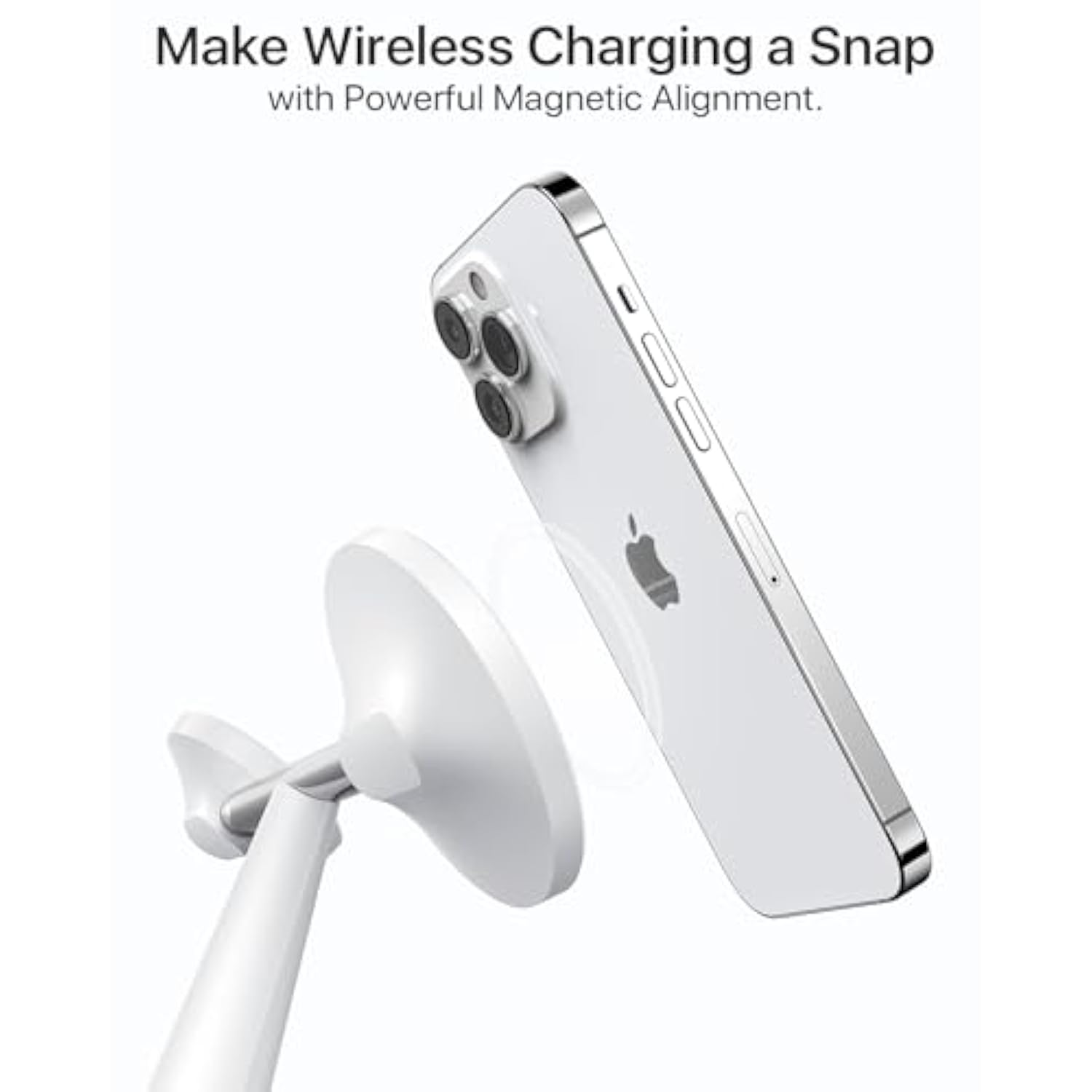 3 In 1 Charger For Magsafe, Wireless Charging Station, Compatible With Magsafe Charger For Iphone 16 15 14 13 12 Series, Airpods Pro/3/2, 5W For Apple Watch(30W Adapter Included)