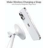 3 In 1 Charger For Magsafe, Wireless Charging Station, Compatible With Magsafe Charger For Iphone 16 15 14 13 12 Series, Airpods Pro/3/2, 5W For Apple Watch(30W Adapter Included)