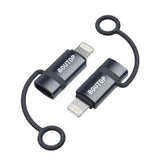 [Mfi Certified] 3A 36W Usb C To Lightning Adapter, Usbc To Lightning Adapter Support Data Sync/Pd Fast Charging Compatible With Iphone Ipad Airpods, With Anti-Lost Holder - 2 Pack