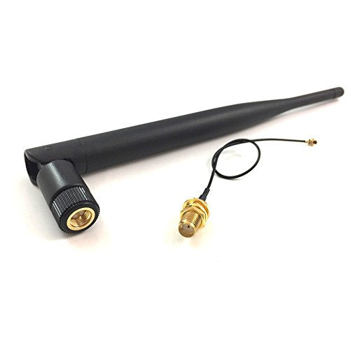 Replacement 2.4Ghz Ps4 Wifi Bluetooth Antenna 2.4G 6Dbi Wireless Router Omni Aerial With Sma Male Connector With Sma Female To Ufl. Ipx Pigtail Cable 1.13 15Cm