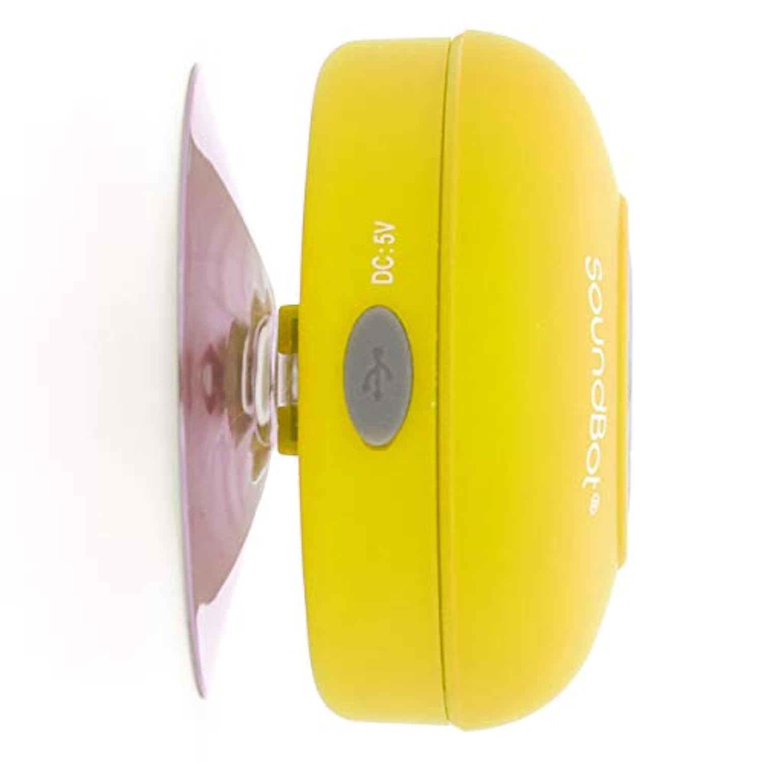 Soundbot SB510 HD Bluetooth, USB, Infrared Shower Speaker, Water Resistant Handsfree Portable Speakerphone with Built-in Mic, 6hrs of Playtime, Control Buttons and Dedicated Suction Cup Yellow
