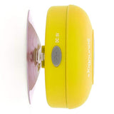 Soundbot SB510 HD Bluetooth, USB, Infrared Shower Speaker, Water Resistant Handsfree Portable Speakerphone with Built-in Mic, 6hrs of Playtime, Control Buttons and Dedicated Suction Cup Yellow
