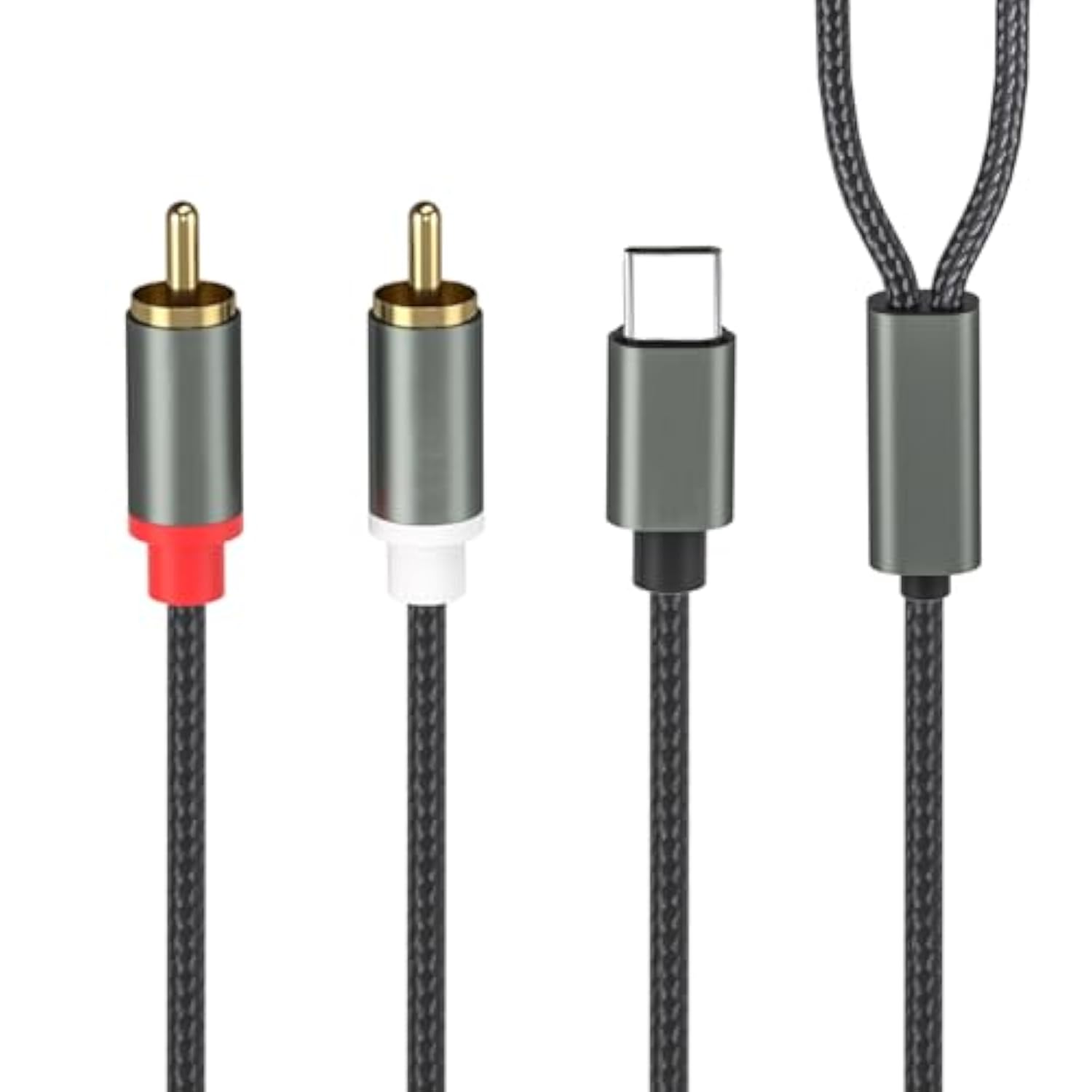 Usb C To 2 Rca Audio Cable, Rca Cables Type-C To 2 Male Rca To Usb C For I-Pad