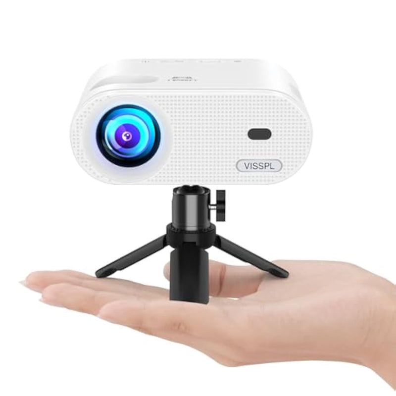 Mini Projector, Full Hd 1080P Video Projector, Portable Outdoor Projector With Tr, Kids Gift, Home Theater Movie Phone Projector Compatible With Android/Ios/Windows/Tv Stick/Hdmi/Usb