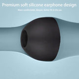 Replacement Earbuds For Technics Eah-Az60, Silicone Earbuds,S/M/L 3 Size,Earbuds Tips For Technics Eah-Az60,3 Pairs(Black)
