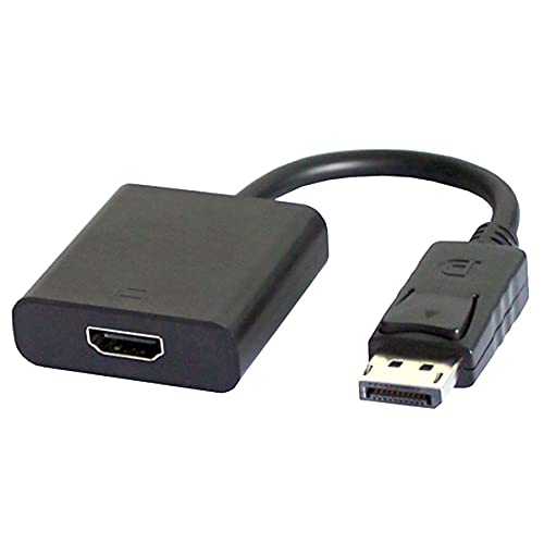 DisplayPort to HDMI Adapter,Gold-Plated DisplayPort Male to HDMI Female Display Monitor Converter Cable Adapter for Computer, Desktop, Laptop,