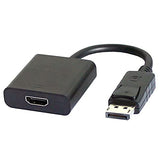 DisplayPort to HDMI Adapter,Gold-Plated DisplayPort Male to HDMI Female Display Monitor Converter Cable Adapter for Computer, Desktop, Laptop,
