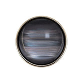 20 Pcs Translucent Brushed Gray Resin Layer Sewing Metal Shank Coat Bu