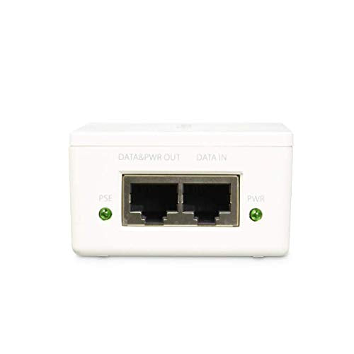 Poe Injector 48V, Ieee802.3At Gigabit Poe Injector Up To 30W, Compatible With Ieee 802.3Af, Rj45 Port, Passive Poe 10 / 100Mbps, Distance Up To 100 Meters, Plug And Play(Poe30G-At)