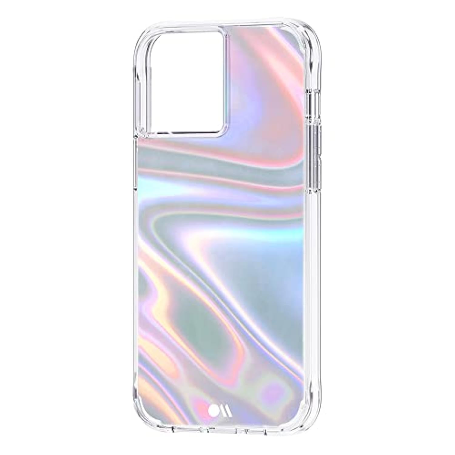 Case-Mate Soap Bubble iPhone 13 Pro Max Case for Women [10ft Drop Protection] [Wireless Charging] Luxury Phone Cover for iPhone 13 Pro Max - Iridescent Swirl Effect, Anti-Scratch, Slim Fit Iridescent