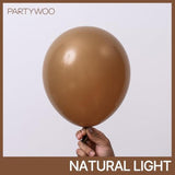Brown Balloon Arch Kit: Boho Neutral Coffee Latex Balloons (85pcs)