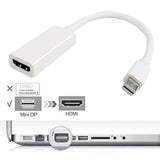 Cy Mini Displayport (Mini Dp) To Hdmi Adapter Cable 0.65Ft Hdmi To Mini Displa