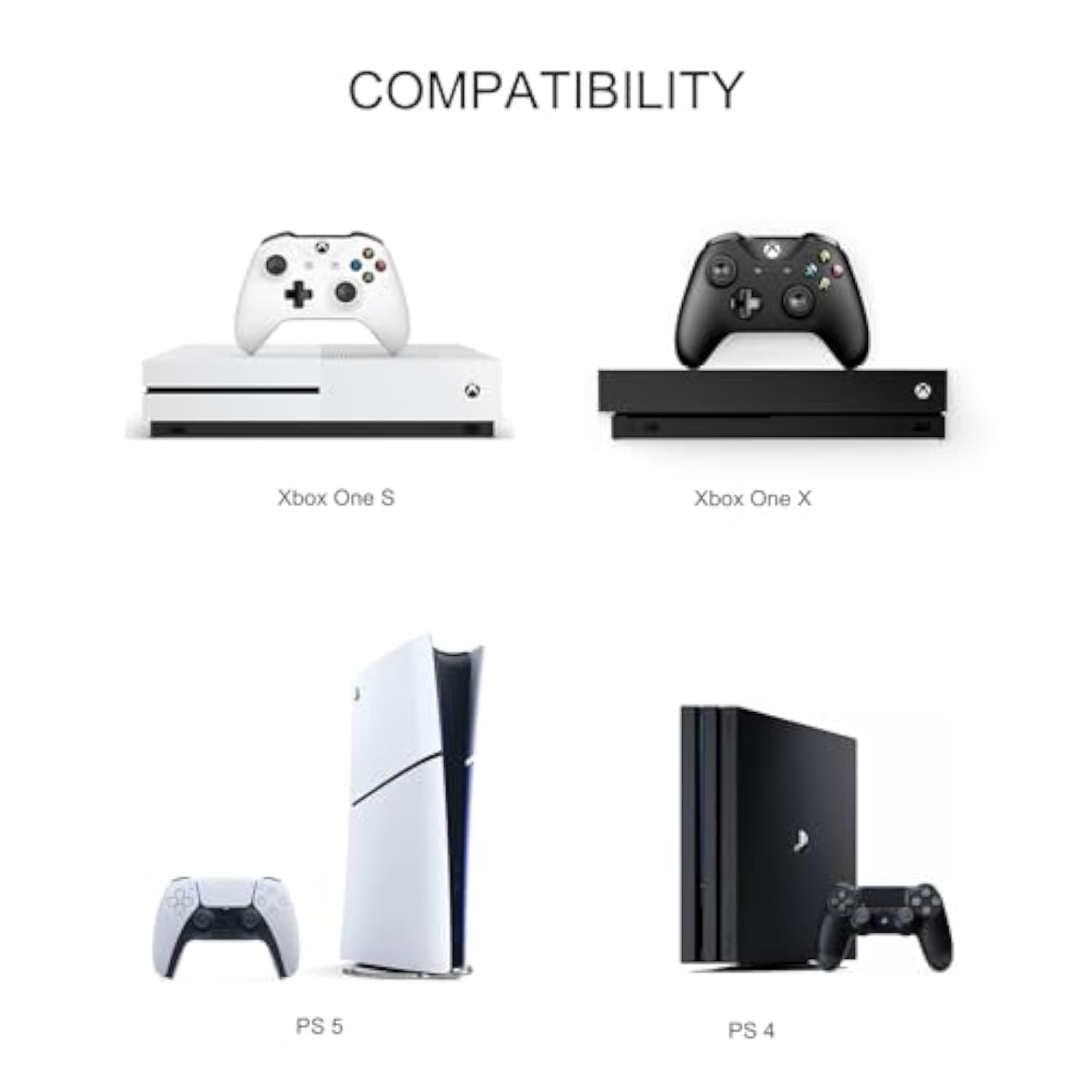 10 Ft Power Cord Fit For Ps5, Ps5 Pro, Playstation 5 Pro Console Ac Cable Replacement