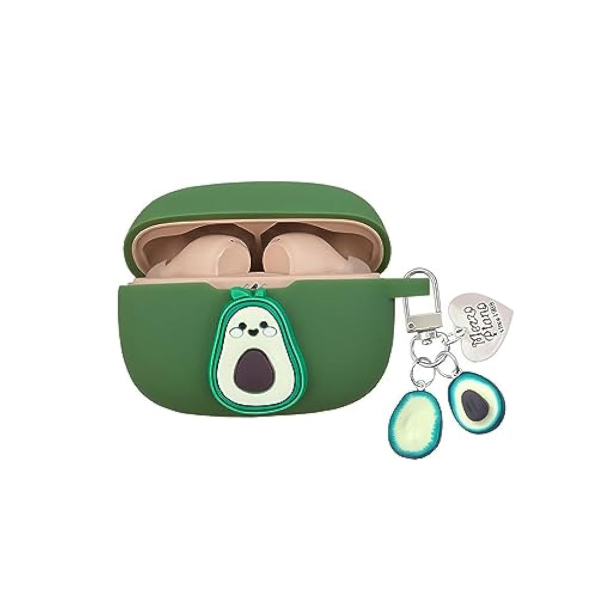 Case Compatible With Jbl Vibe Beam/Vibe 200Tws, Silicone Anime Astronaut Portable Shock Compatible With Jbl Vibe Beam Earbuds Case With Pendant For Man