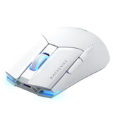 Wireless Gaming Mouse,26,000 Dpi,Paw3395 Sensor,Rgb Backlit,Ergonomic Design,6 Programmable Buttons,Long Battery Life,Ultra-Lightweight,White Gaming Mice Compatible With Pc, Mac