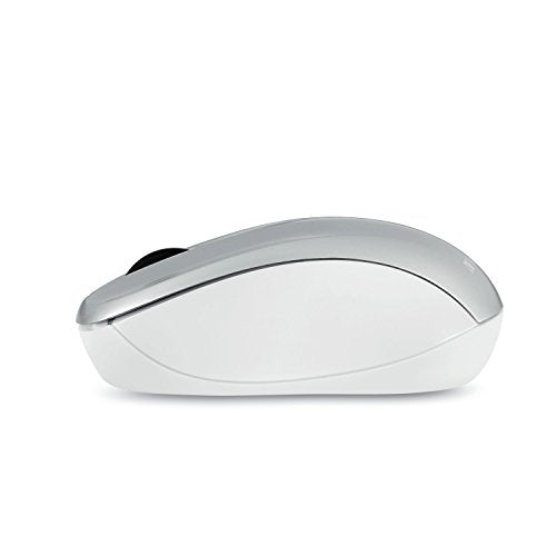 2.4G Wireless Led Silent Mouse - Noiseless And Silent Click Computer Mouse With Nano Receiver For Mac And Pc - Silver