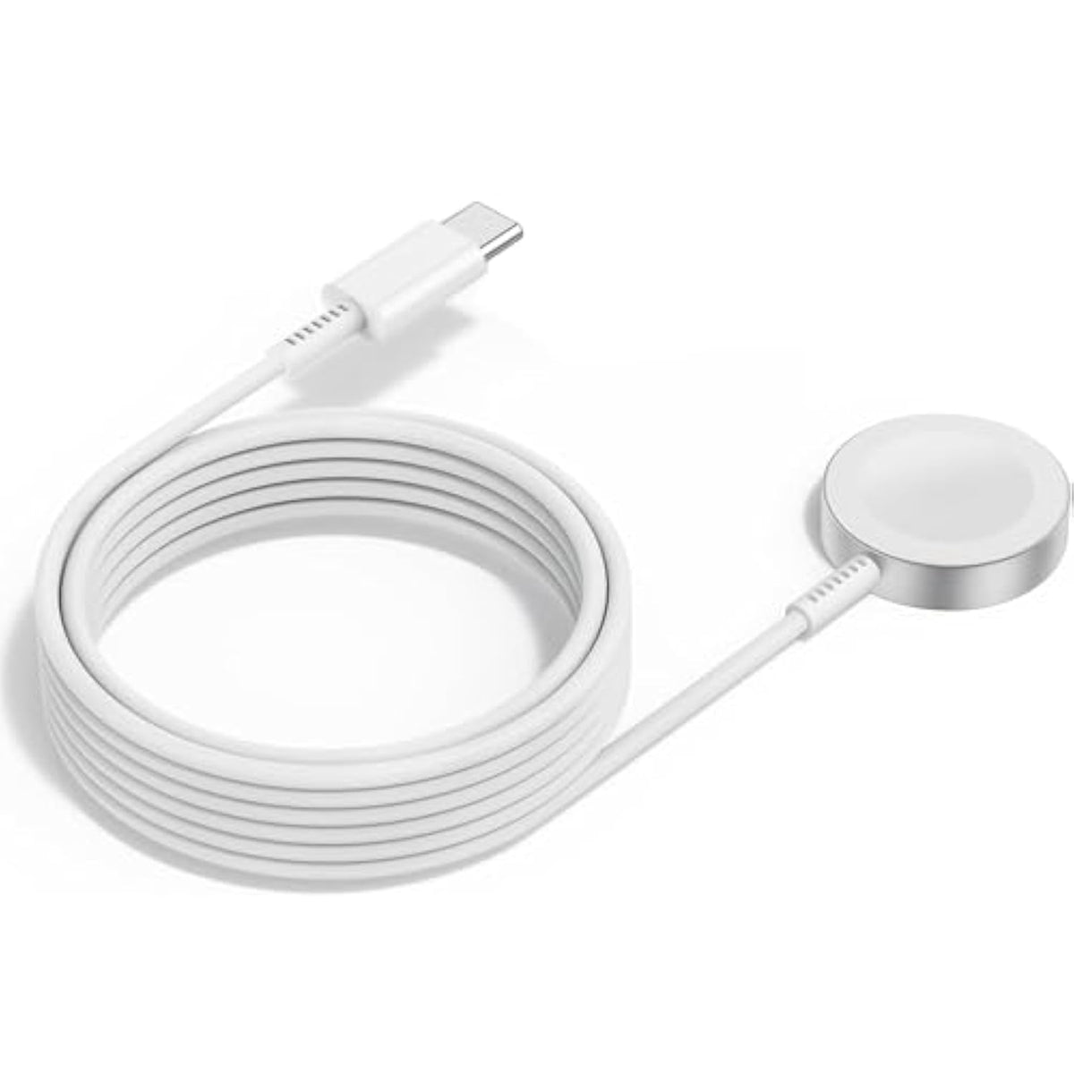 2Pack For Apple Watch Charger Cable, Magnetic Fast Charger To Usb-C Cable 6Ft(2M), Wireless Fast Iwatch Charger Portable Compatible With Iwatch Ultra/Series 9/8/7/6/Se/Se2/5/4/3/2/1-White