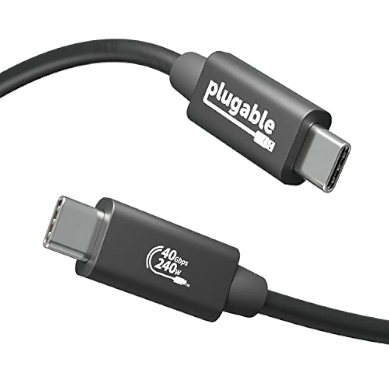 Usb4 Cable With 240W Charging, 3.3 Feet (1M), Usb-If Certified, 1X 8K Display, 40 Gbps, Compatible With Usb 4, Thunderbolt 4, Thunderbolt 3, Usb-C, Driverless