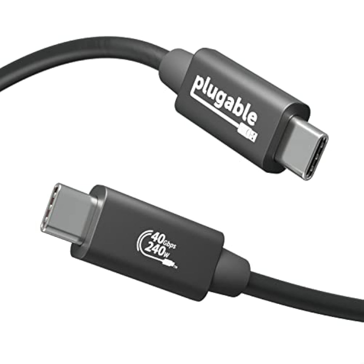Usb4 Cable With 240W Charging, 3.3 Feet (1M), Usb-If Certified, 1X 8K Display, 40 Gbps, Compatible With Usb 4, Thunderbolt 4, Thunderbolt 3, Usb-C, Driverless