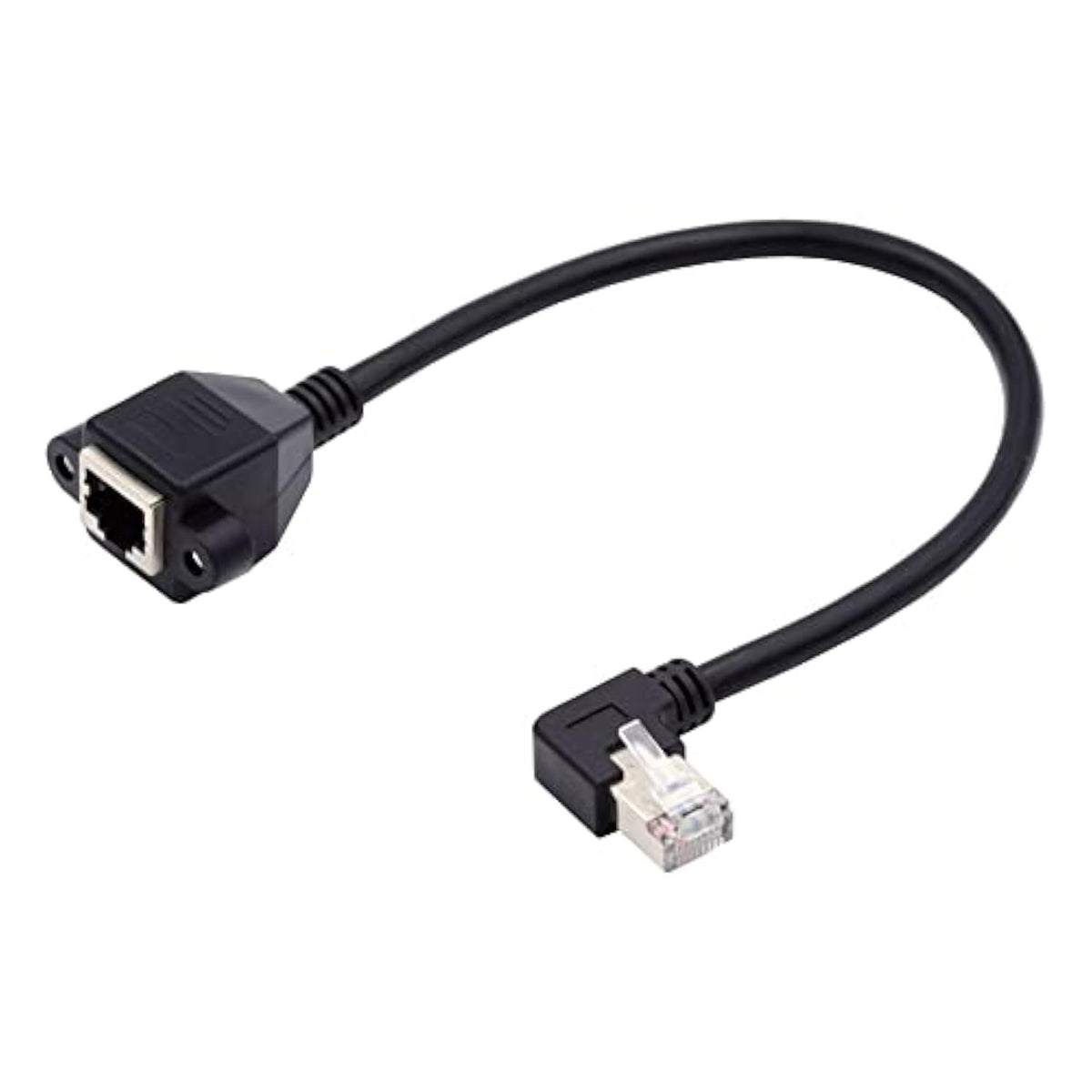 Right Angled 90 Degree 8P8C Ftp Stp Utp Cat6 Male To Female Lan Ethernet Netwo