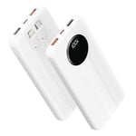 Power Bank, 10000Mah Portable Charger With Built In Cables Fast Charging 22.5W Usb-C In/Out Slim Travel Powerbank Battery Pack For Iphone 16 15 14 13 12 Samsung Galaxy S24 A15 Android Phone