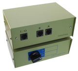 Cablesonline 2-Way A/B Rj45 Metal Rotary Manual Switch Box (Sb-034)